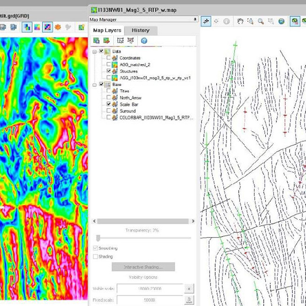 A screen shot of a computer screen showing a map.